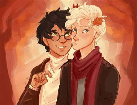 An Inter-House unity party is the last thing Draco wants to go to. . Drarry fanart
